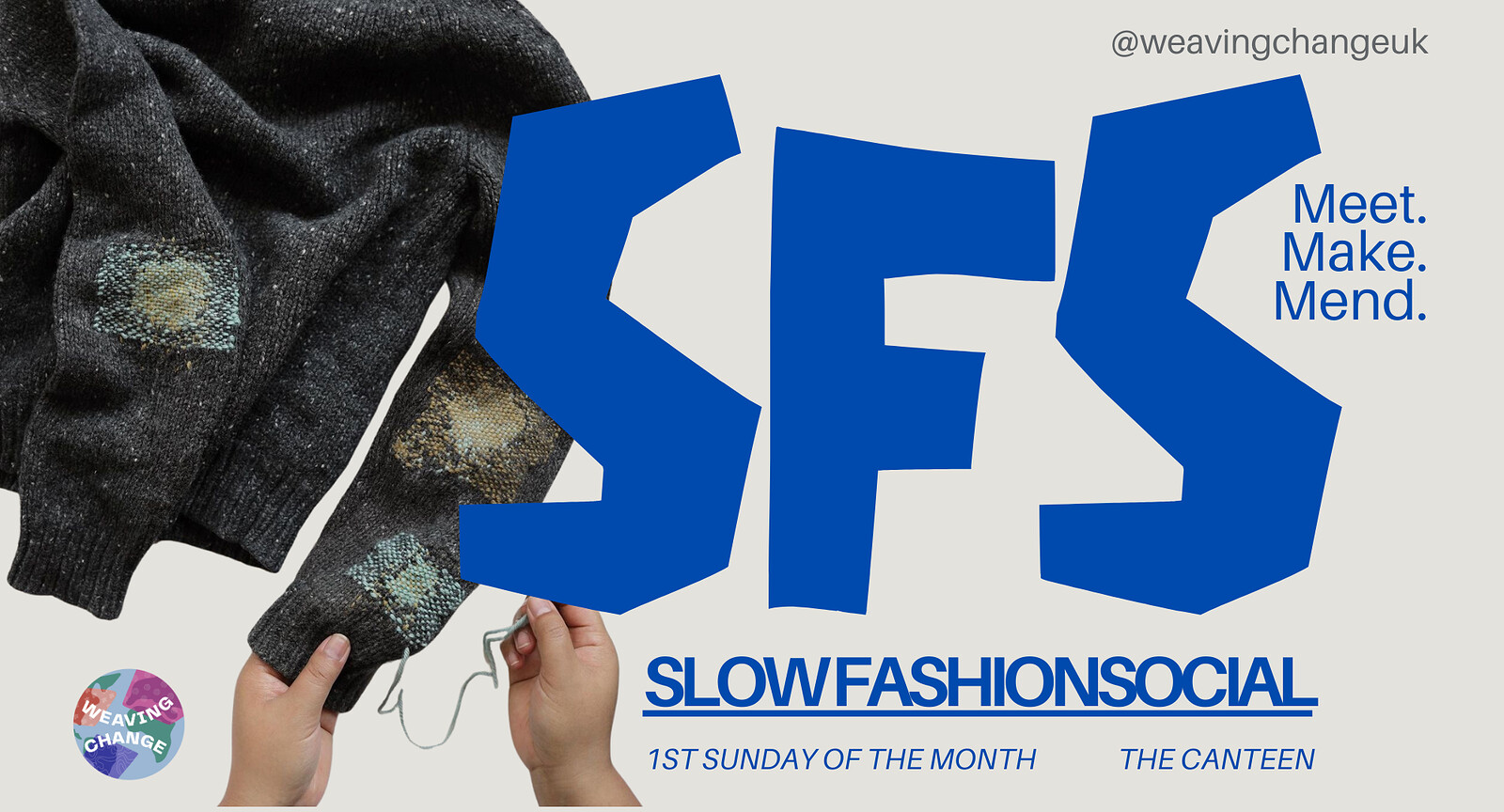 Slow Fashion Social at Gloucester Road Marie Curie shop