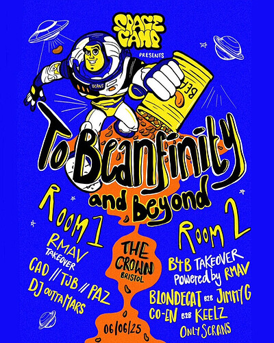 2 BEANFINITY & BEYOND at The Crown