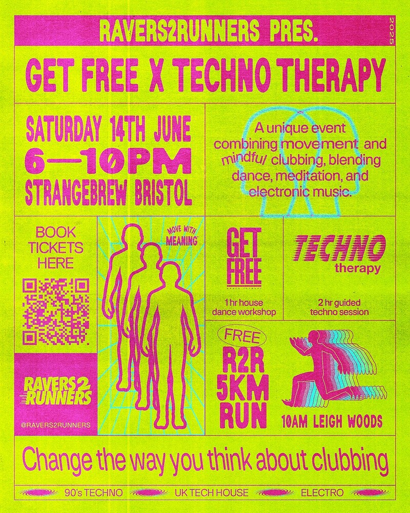 R2R Pres. Get Free X Techno Therapy at Strange Brew