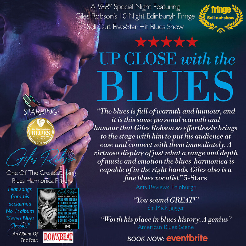 Giles Robson's Up Close With The Blues at The Radnor Rooms