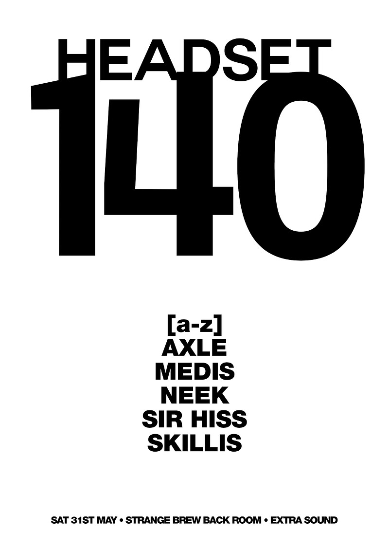 Headset140: Neek, Sir Hiss, Medis, Axle, Skillis at Strange Brew