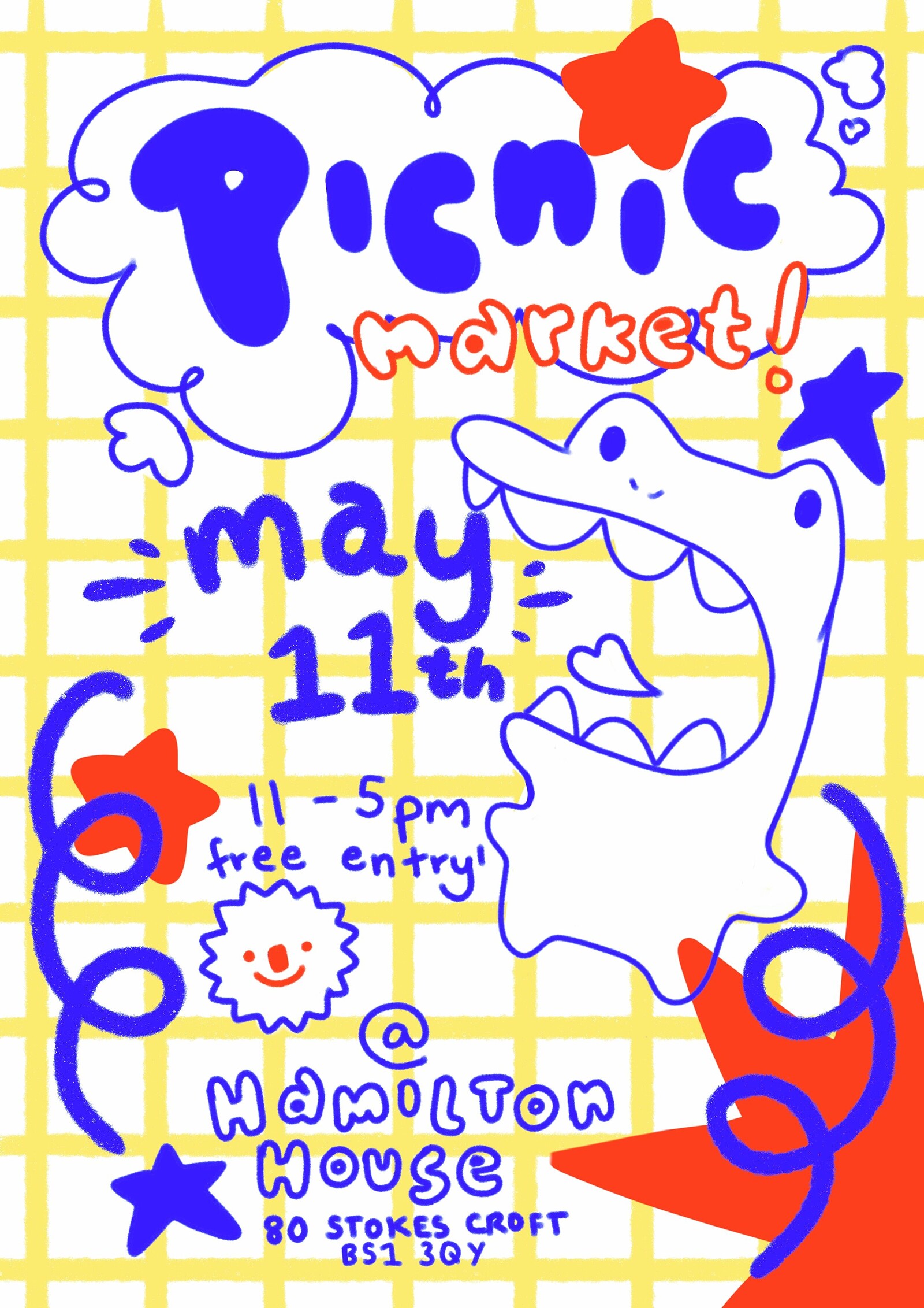 Picnic Market - Illustration fair at Hamilton House