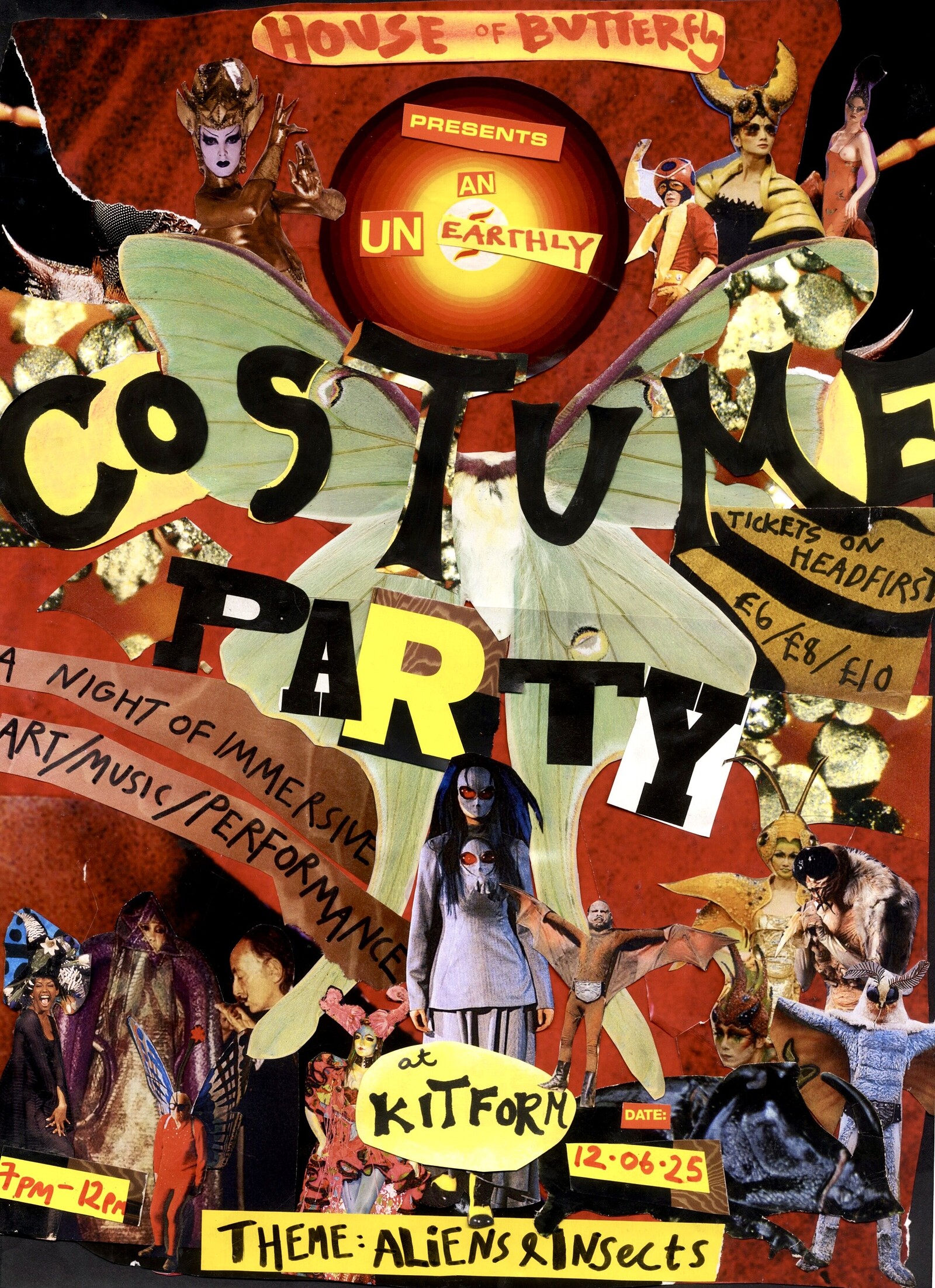 Unearthly Costume Party for Aliens and Insects at KIT FORM