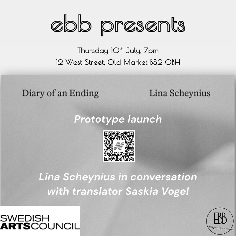 Lina Scheynius *Diary of an Ending* & Saskia Vogel at East Bristol Books