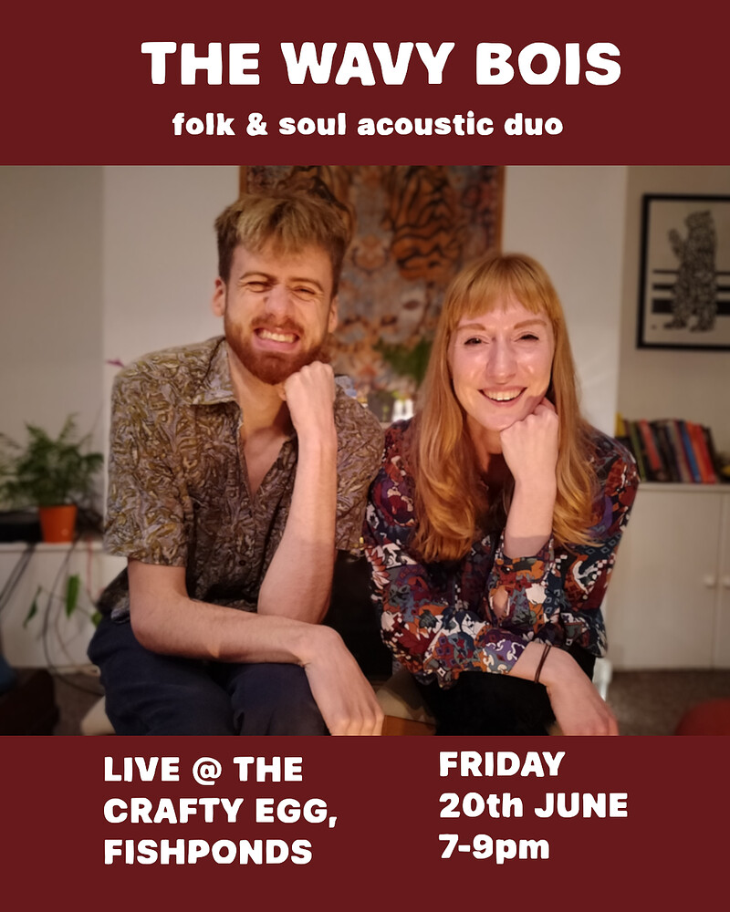 The Wavy Bois - Debut EP Fundraiser at The Crafty Egg (Fishponds)