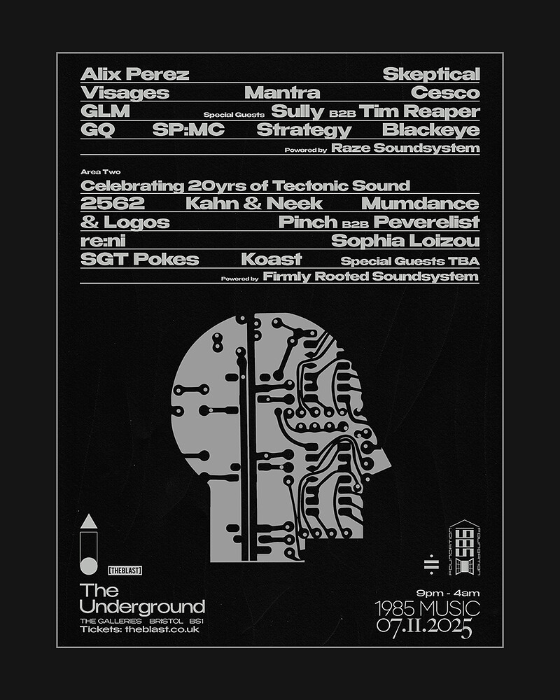 1985 Music x 20 Years of Tectonic x  | Bristol 2025 at The Underground