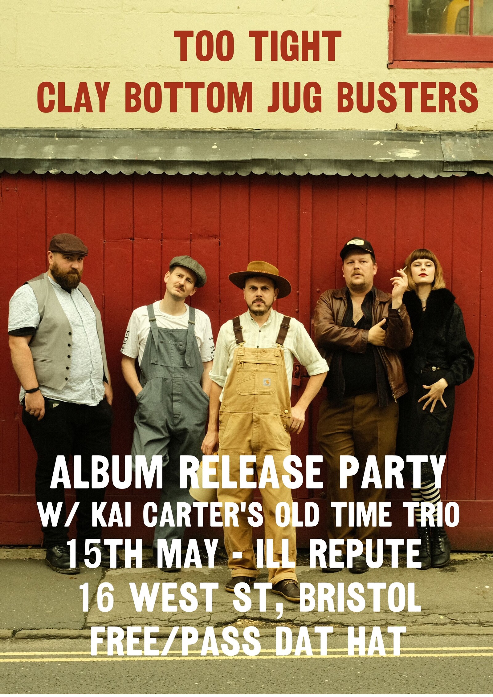 Clay Bottom Jug Busters LP launch w/ Kai Carter's at The Ill Repute