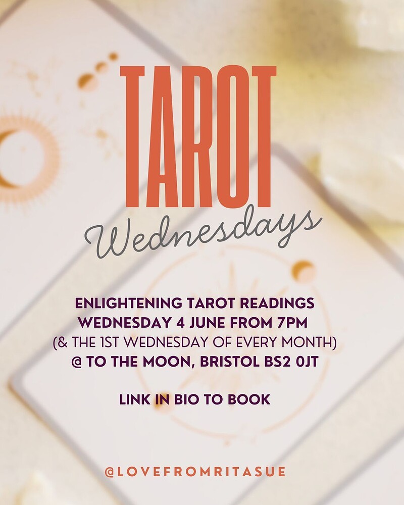 Tarot Wednesdays with Rita Sue at To The Moon
