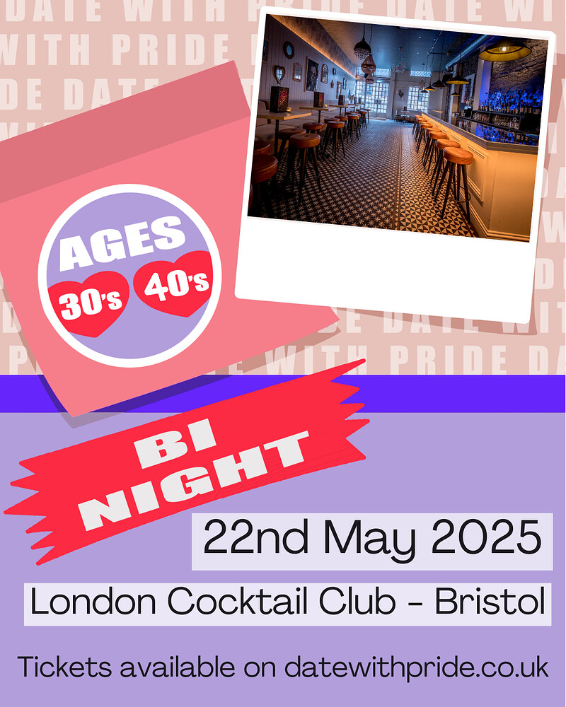 Bi Night - LGBTQ+ Speed Dating Bristol at The cocktail club