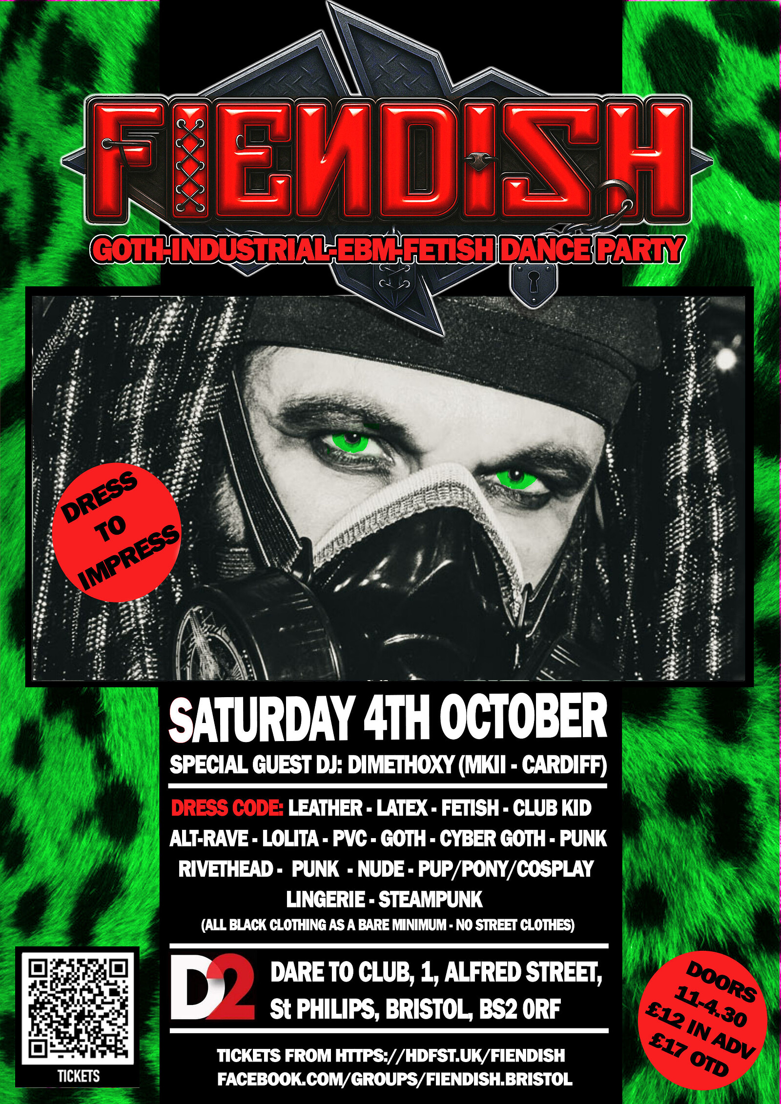 FIENDISH - October 2025 at Dare to Club