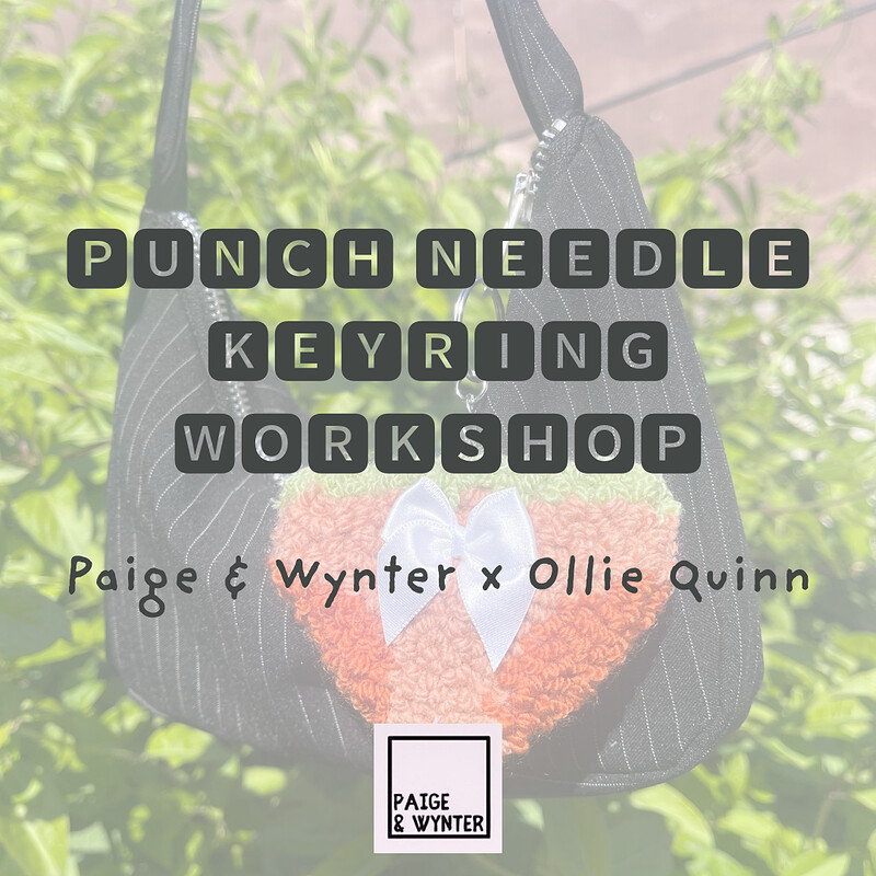 Punch Needle Keyring Workshop at Ollie Quinn