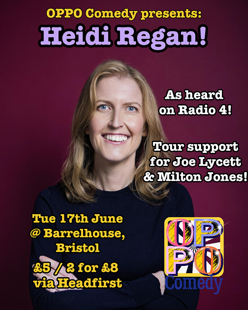 Oppo Comedy with Heidi Regan at The Barrelhouse