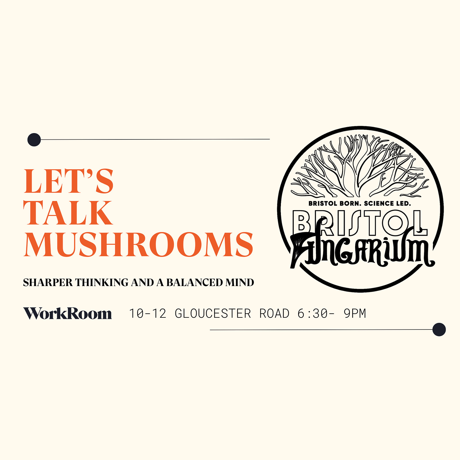 Let's Talk Mushrooms - Sharper Thinking and a Balanced Mind at WorkRoom