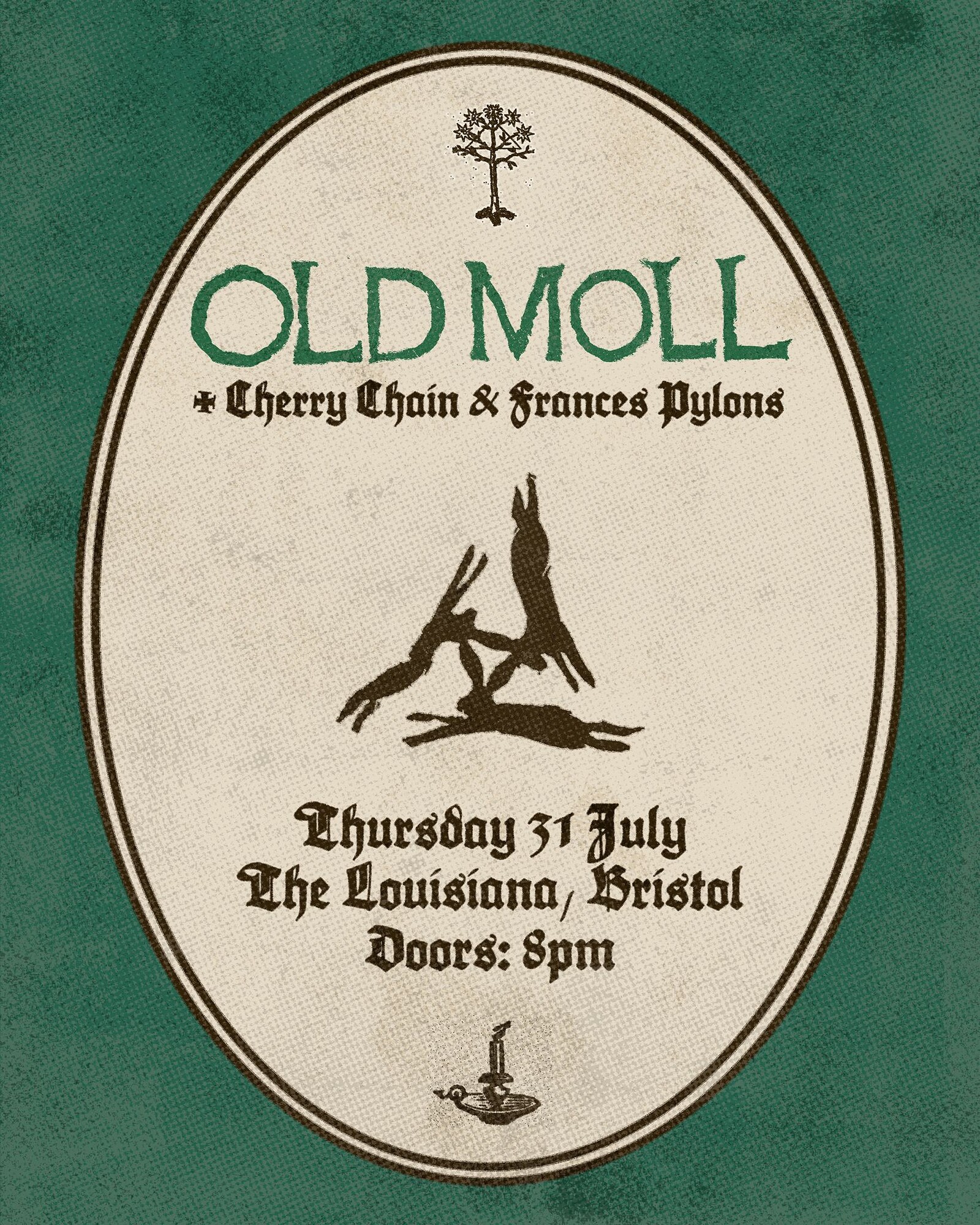 Old Moll + Cherry Chain + Frances Pylons at The Louisiana