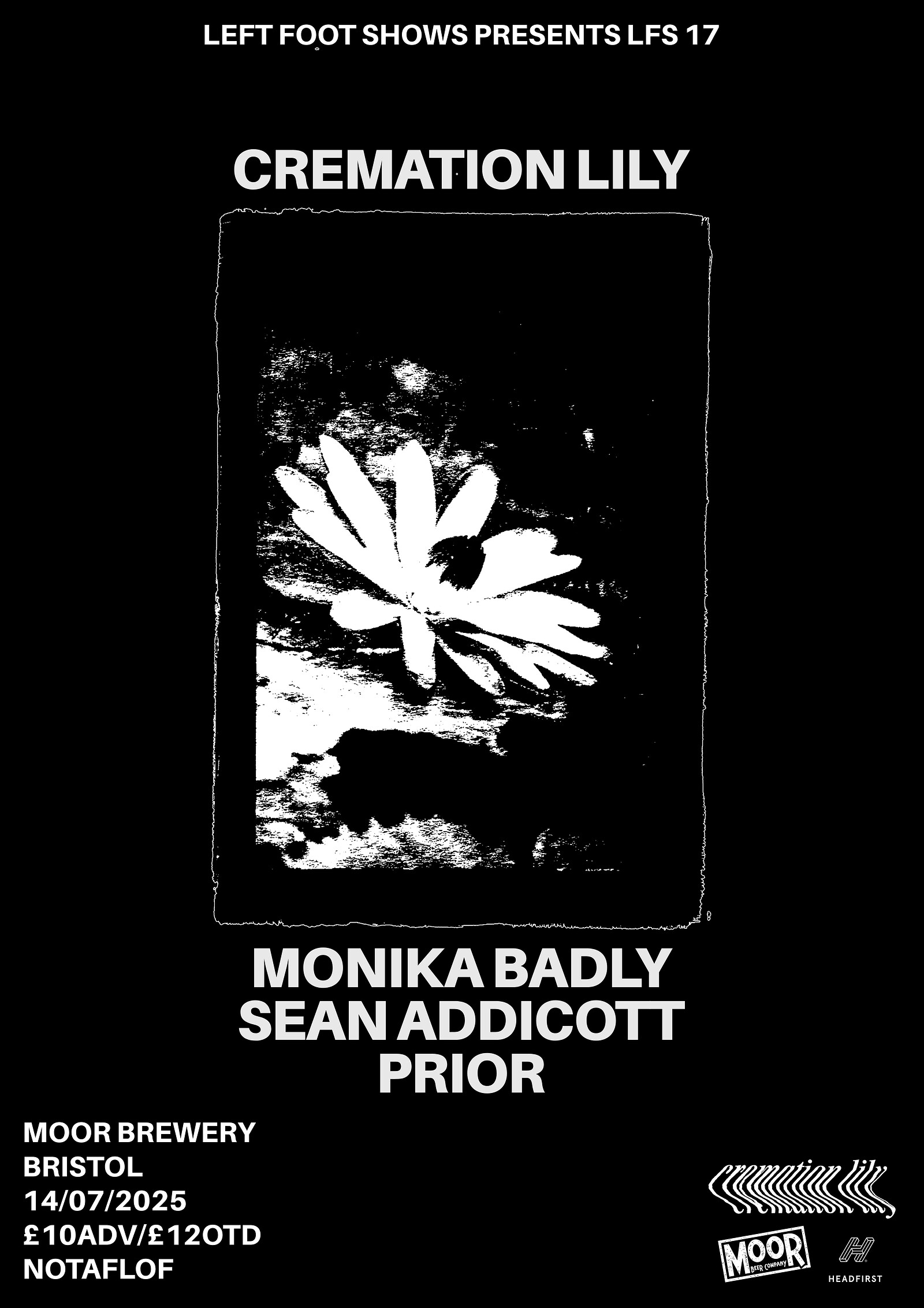 Cremation Lily + Monika Badly & Support at Moor Beer Co