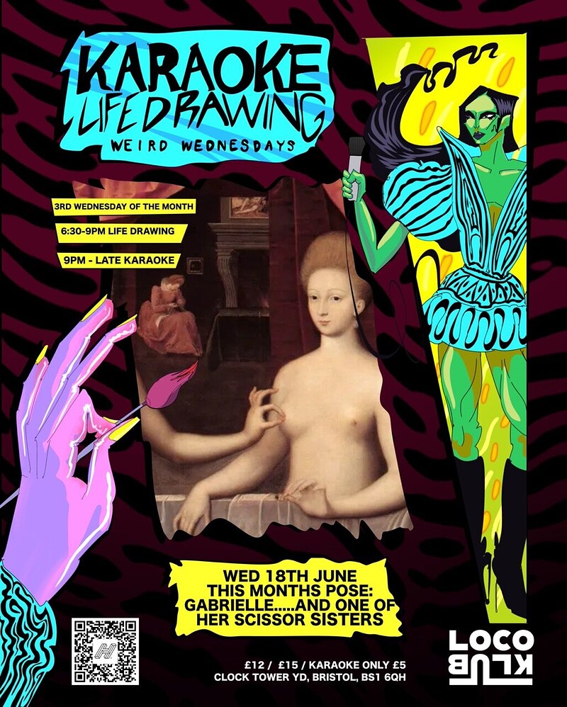 Karaoke Life Drawing at Loco Klub