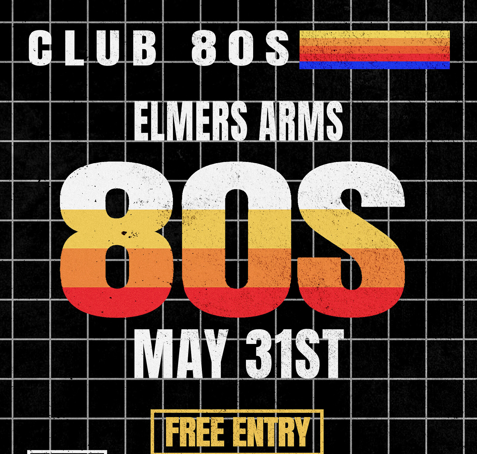 Club 80s at The Elmer's Arms