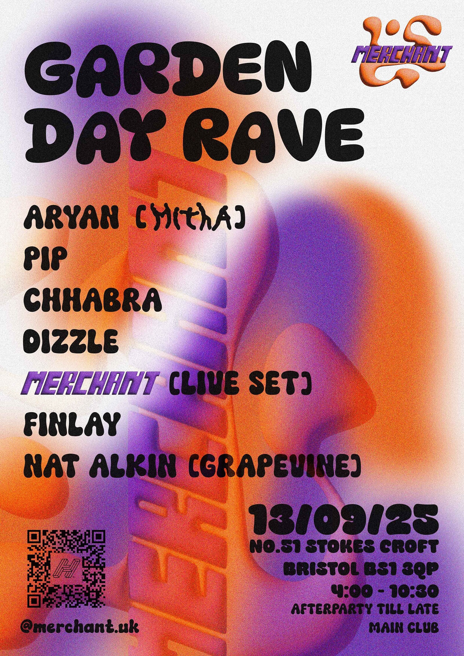 MERCHANT GARDEN DAY RAVE at No. 51s
