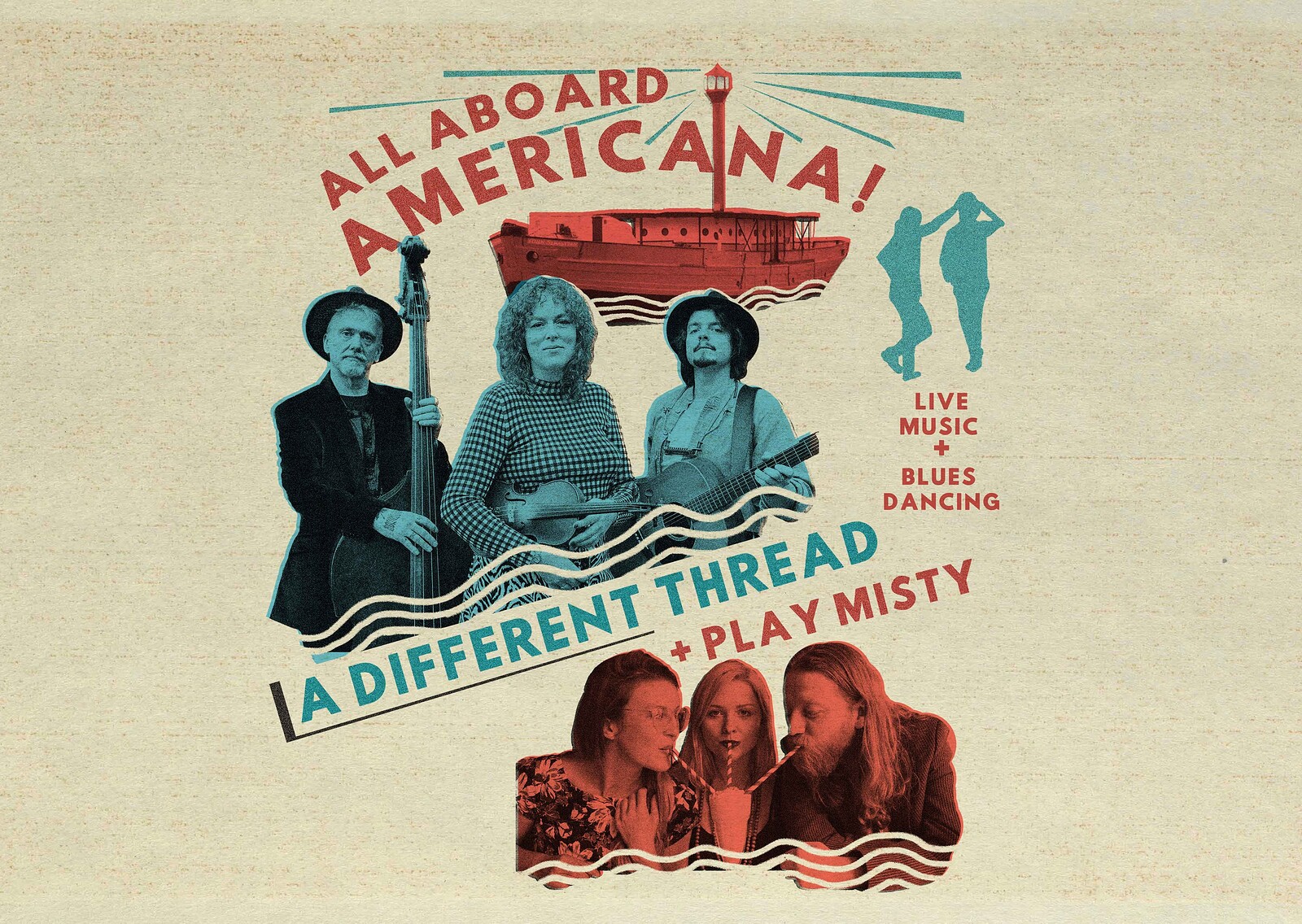 All Aboard Americana—A Different Thread + Play Misty at Lightship 55 'John Sebastian'