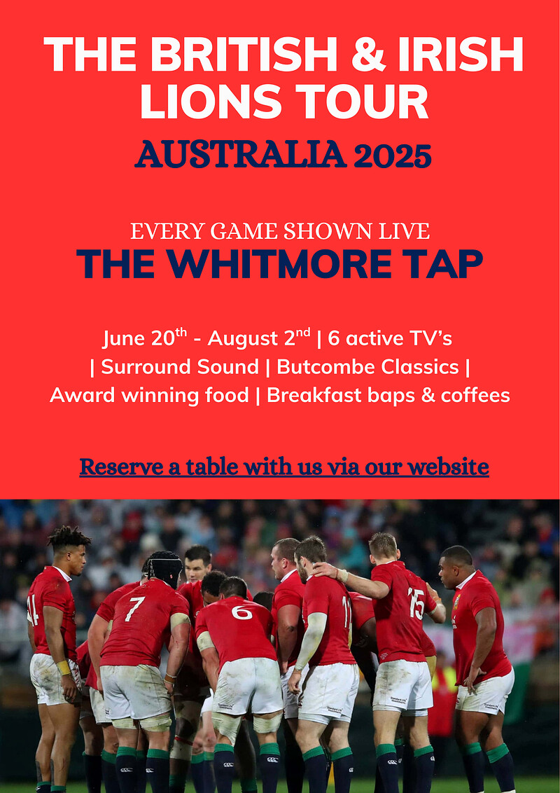 LIONS VS ARGENTINA at The Whitmore Tap