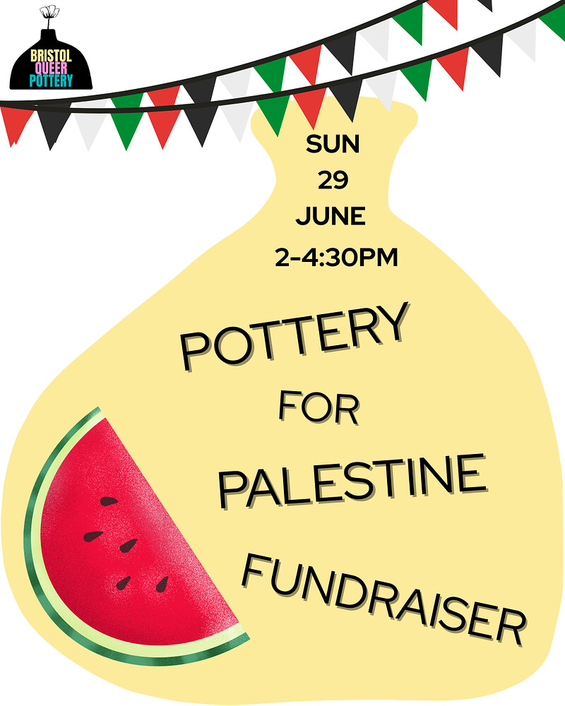 Bristol Queer Pottery - POTTERY FOR PALESTINE FUNDRAISER at St Georges Park, Bristol