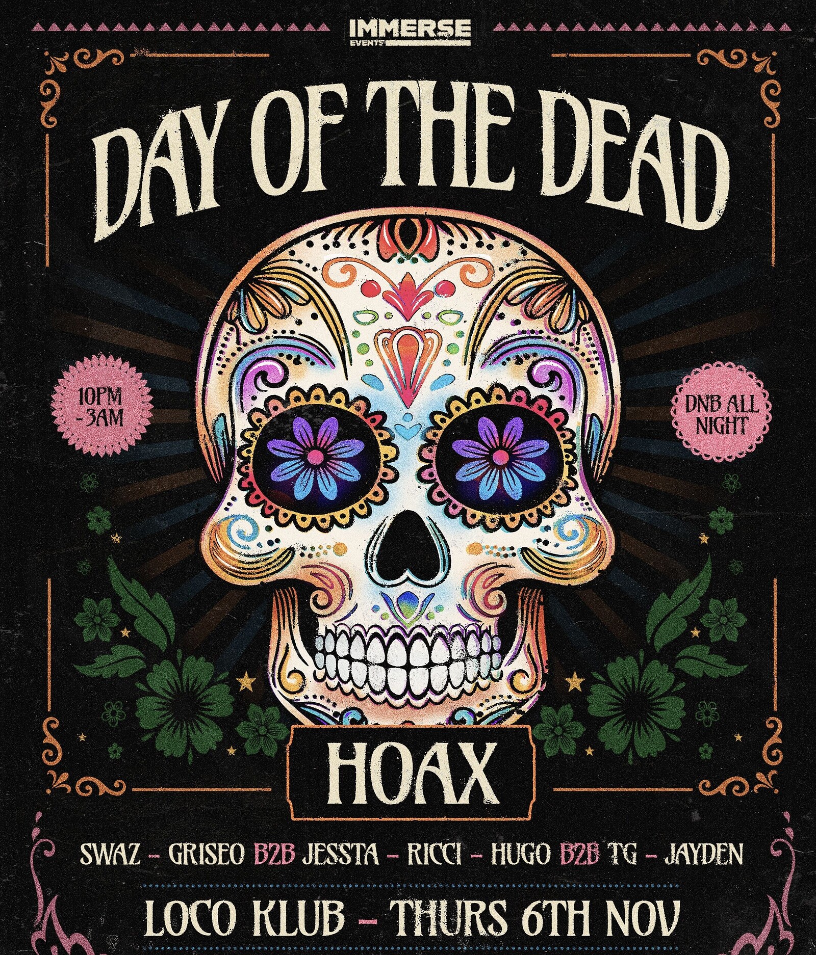 Immerse presents: Day Of The Dead at Loco Klub