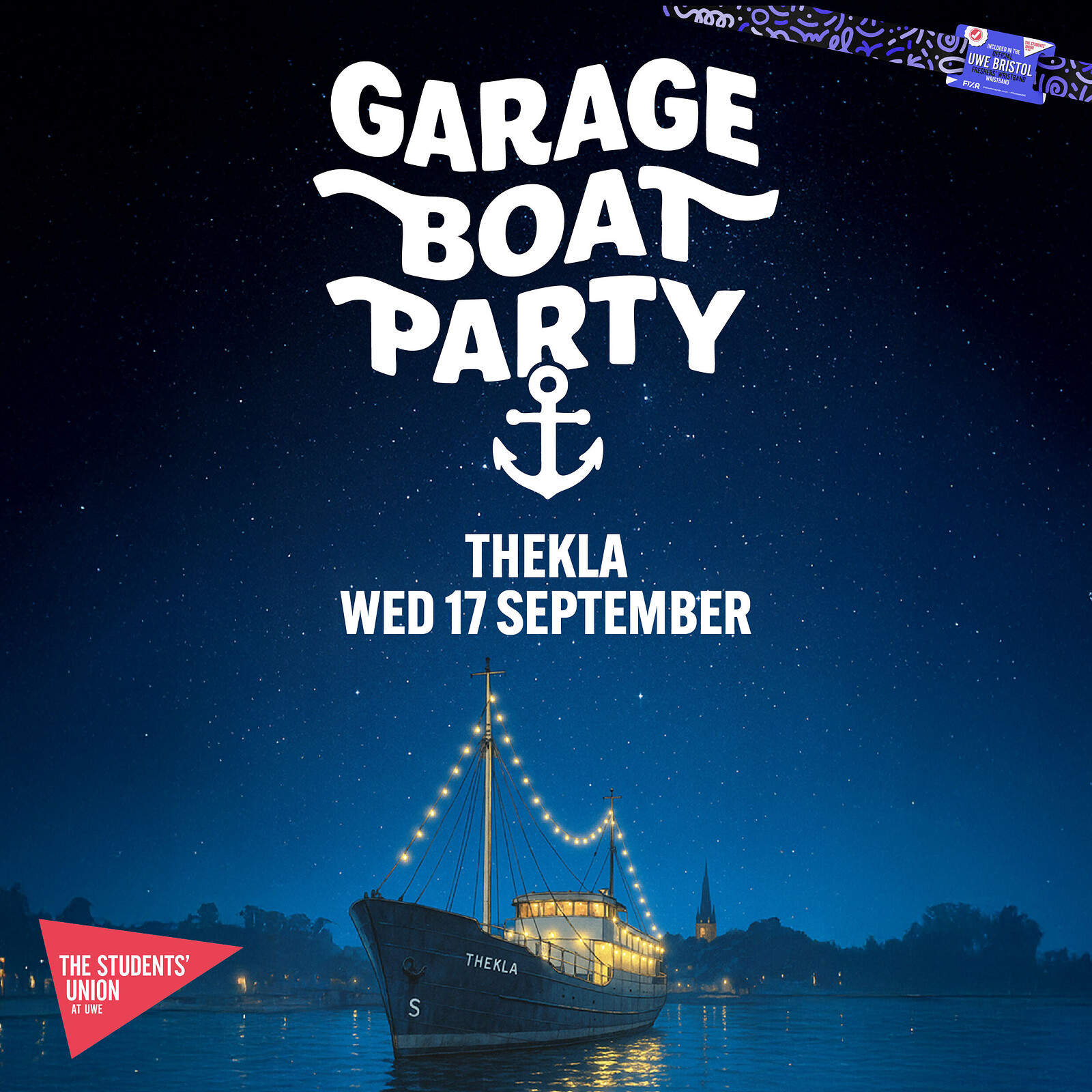 UWE Bristol Official Freshers | Garage Boat Party at Thekla