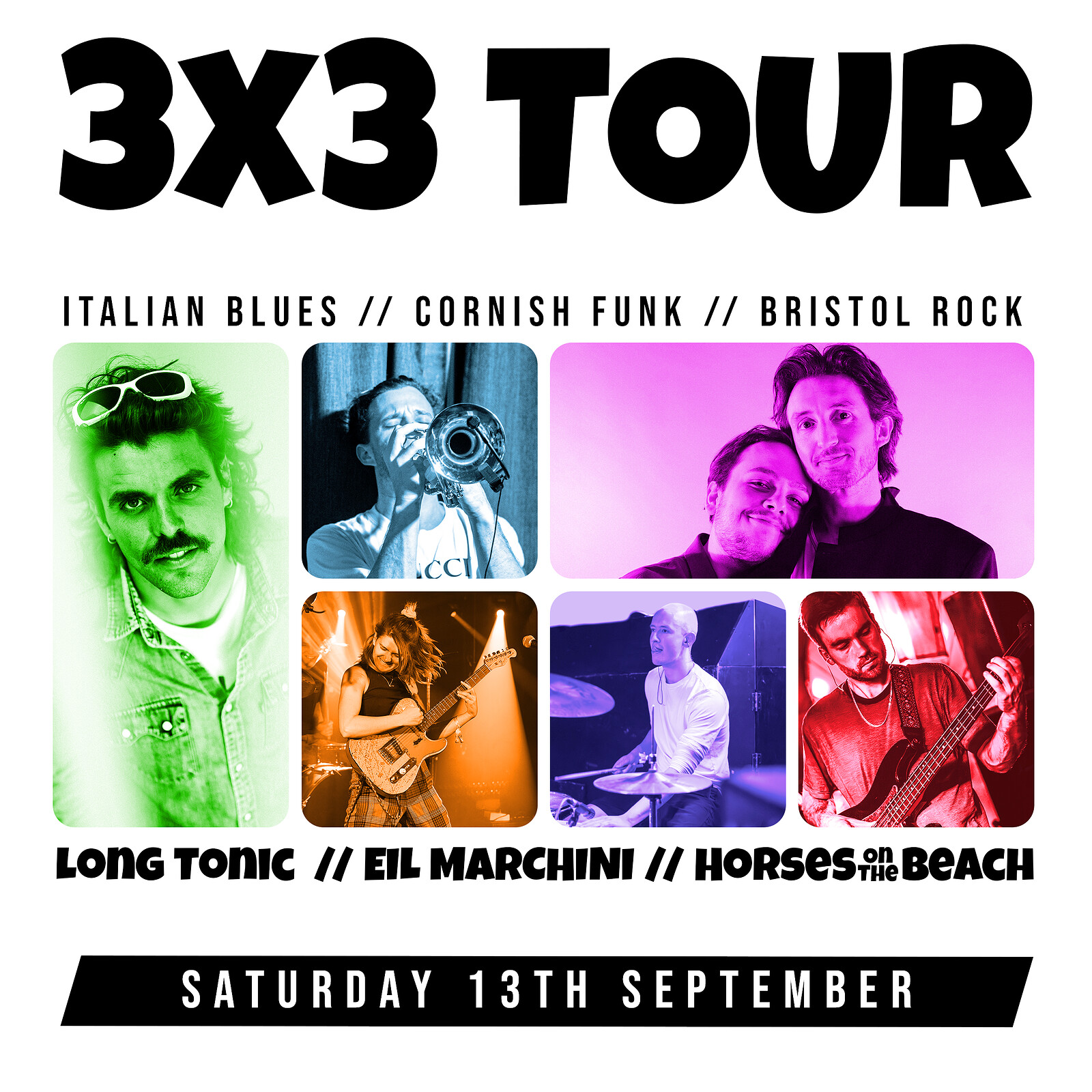 Horses on The Beach x Long Tonic x Eil Marchini at Exchange
