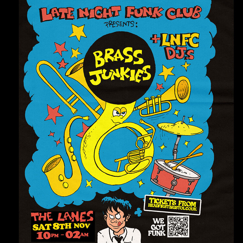 Late Night Funk Club: Brass Junkies + DJ Nick Bodywork at The Lanes