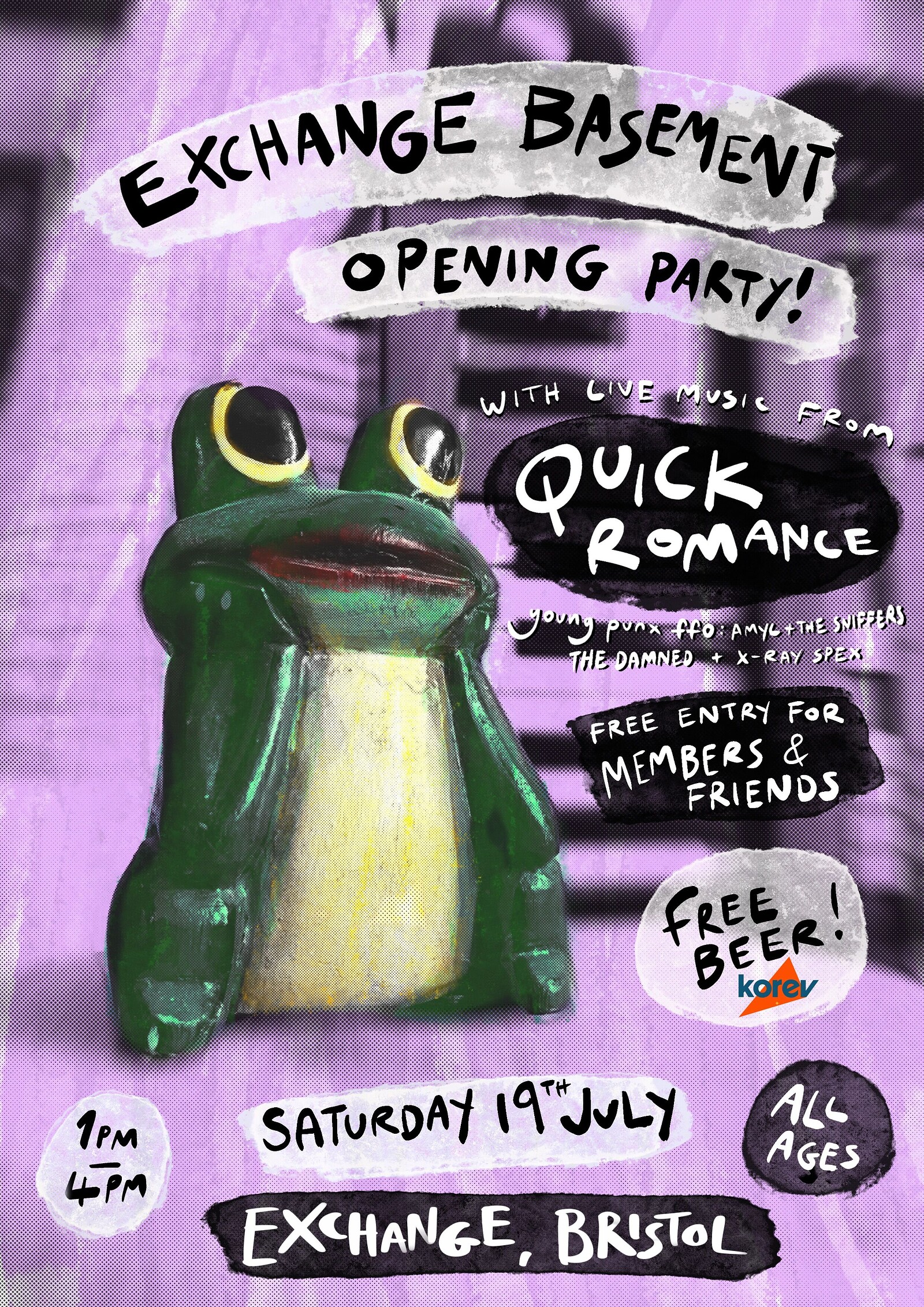BASEMENT OPENING PARTY ft. Quick Romance at Exchange