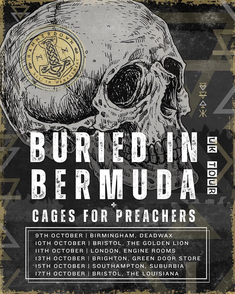 Buried in Bermuda & Cages For Preachers + Support at The Golden Lion