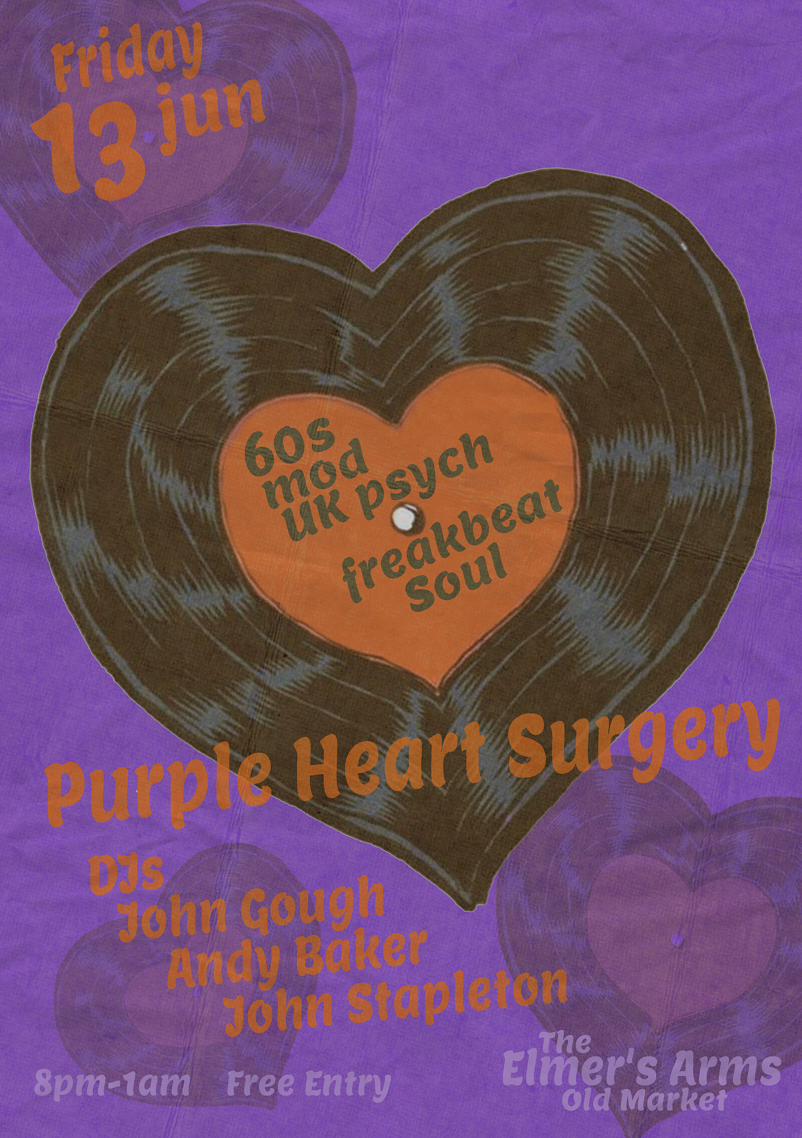 Purple Heart Surgery at The Elmer's Arms