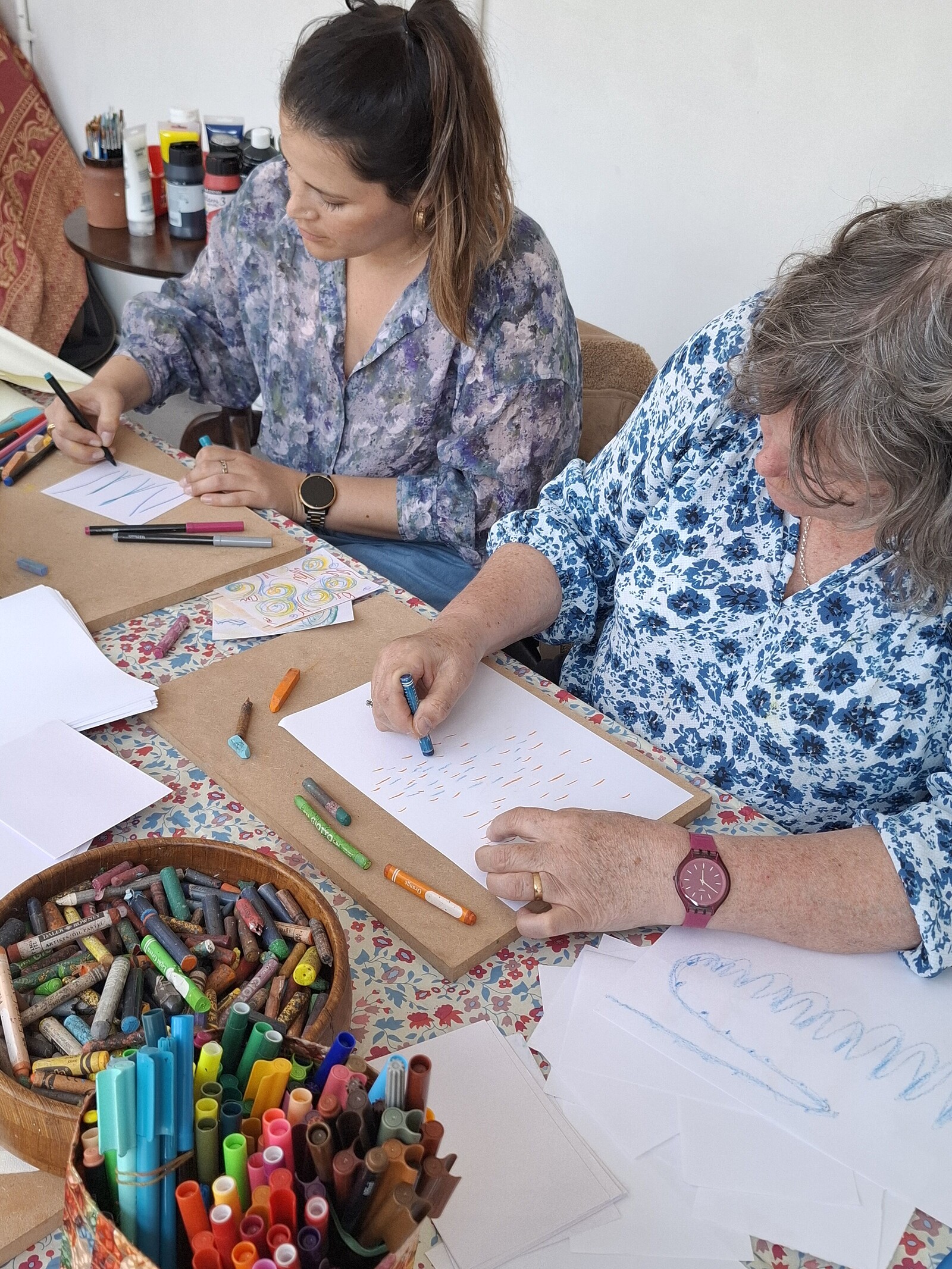 Synesthesic Art Workshop at L'Étoile Studio