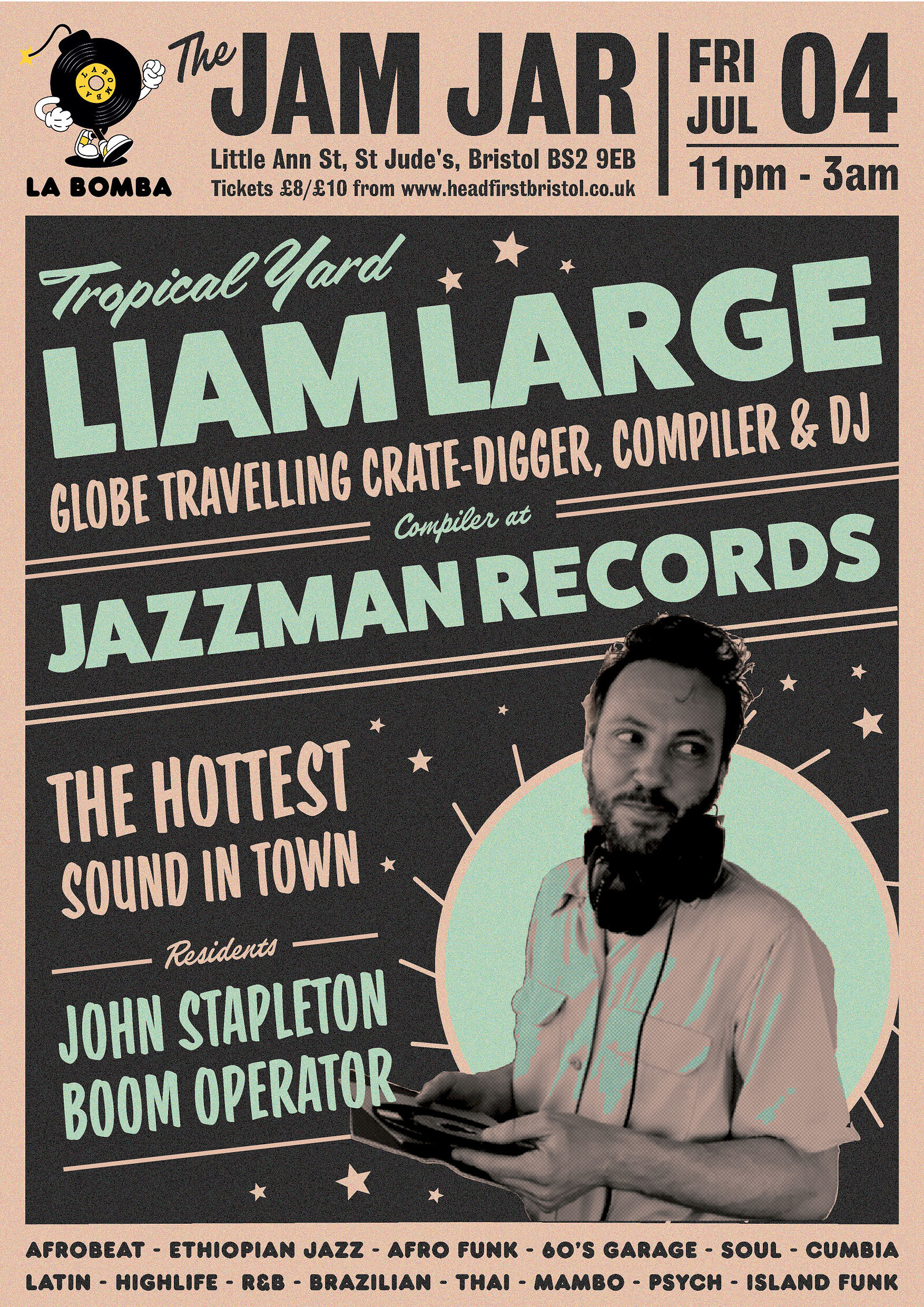 La Bomba presents Liam Large at The Jam Jar