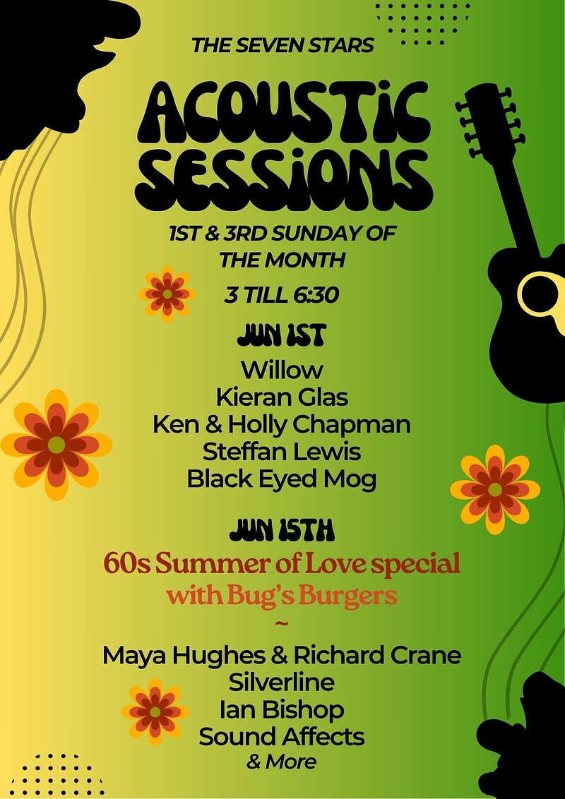 60s Summer of Love Special at The Seven Stars, Thomas Lane, Bristol