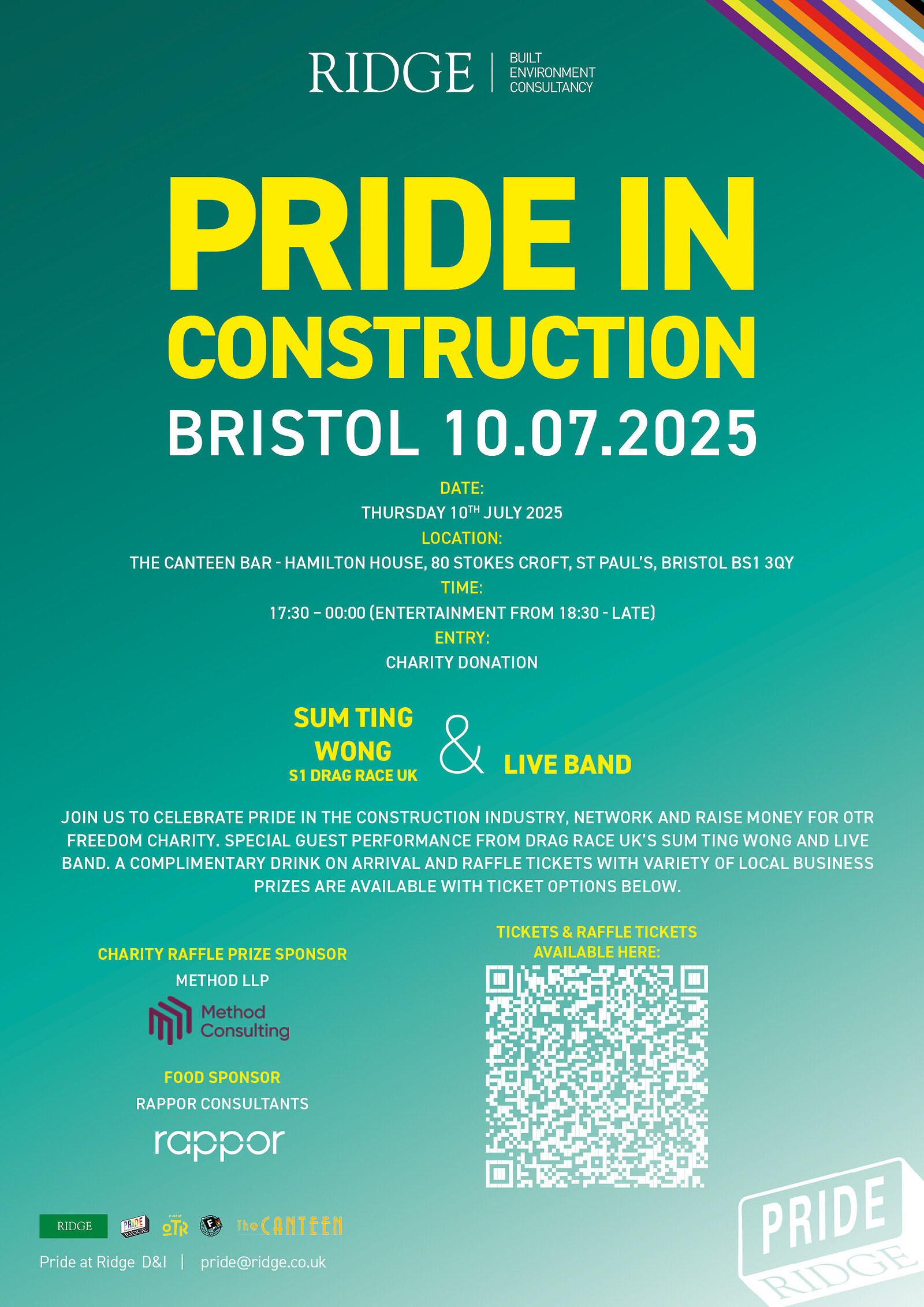 Pride in Construction 2025 + Sum Ting Wong at The Canteen