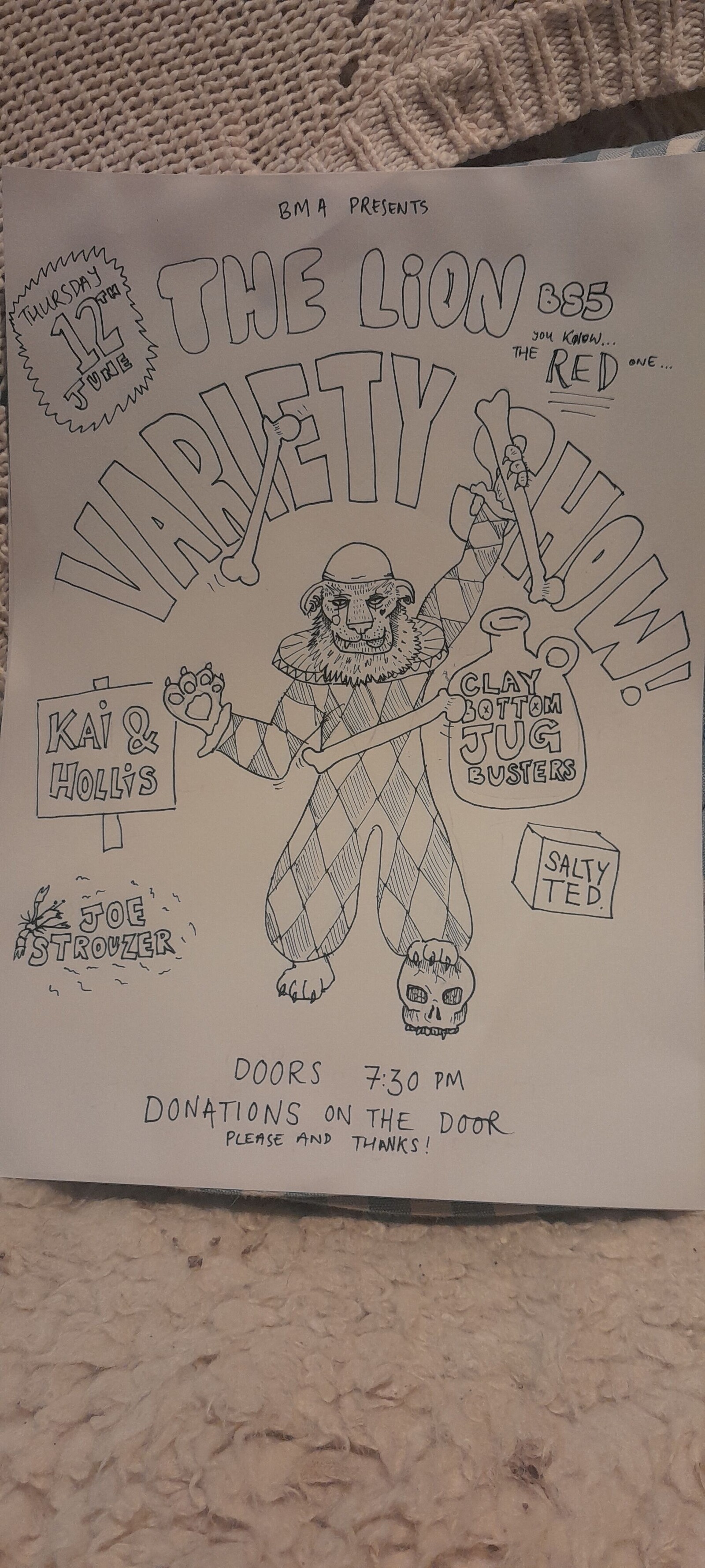Variety Show BMA presents at Red lion bs5