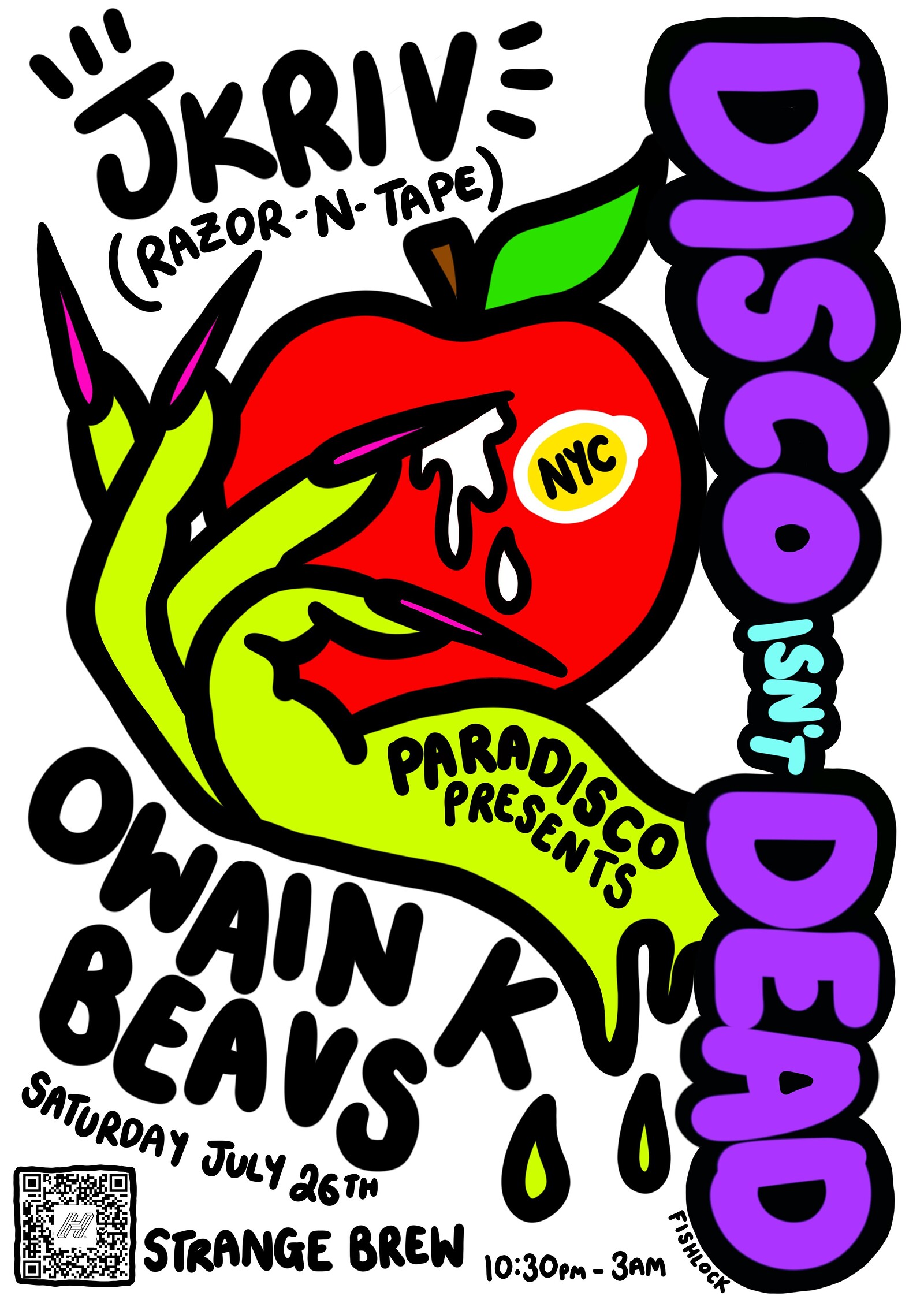 Disco Isn’t Dead with JKriv, Owain K & Beavs at Strange Brew