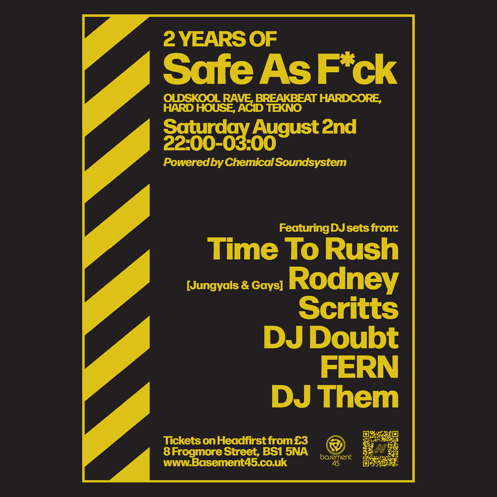 2 Years of Safe As F*ck at Basement 45
