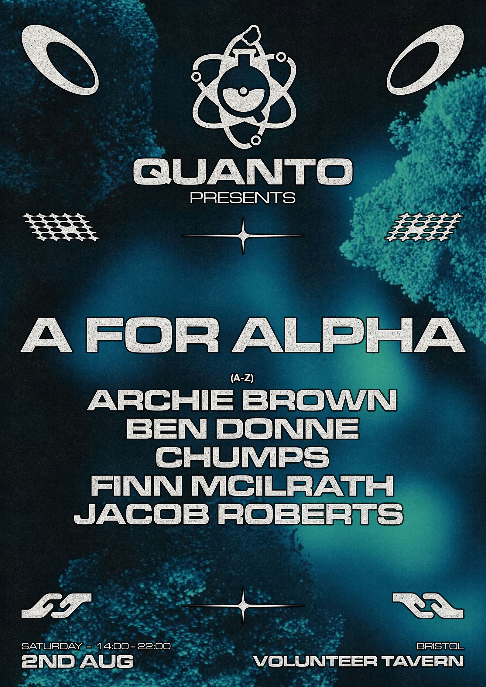 QUANTO presents A for Alpha at Volunteer Tavern