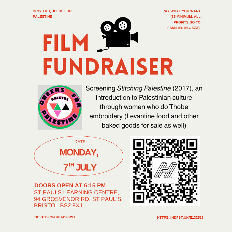 Film Screening and Fundraising Night for Palestine at St Pauls Learning Centre