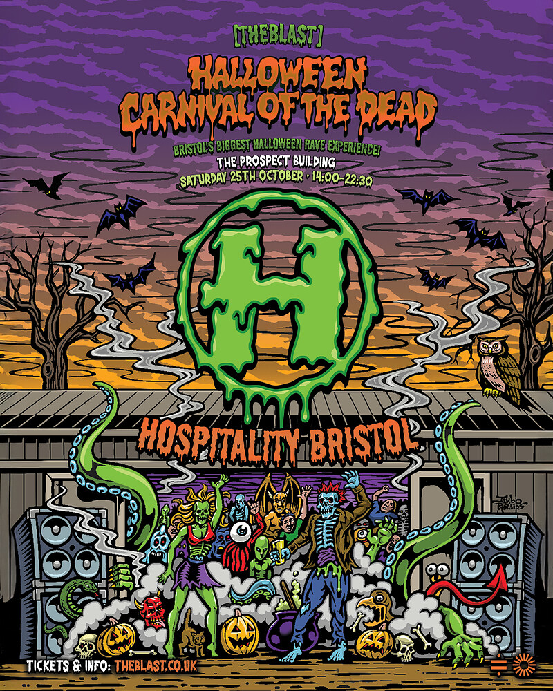Hospitality x  Halloween Carnival of the Dead at The Prospect Building