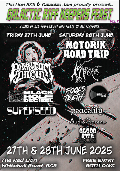 GALACTIC RIFF KEEPERS FEST VOL.2 - DAY 1 at The Lion BS5