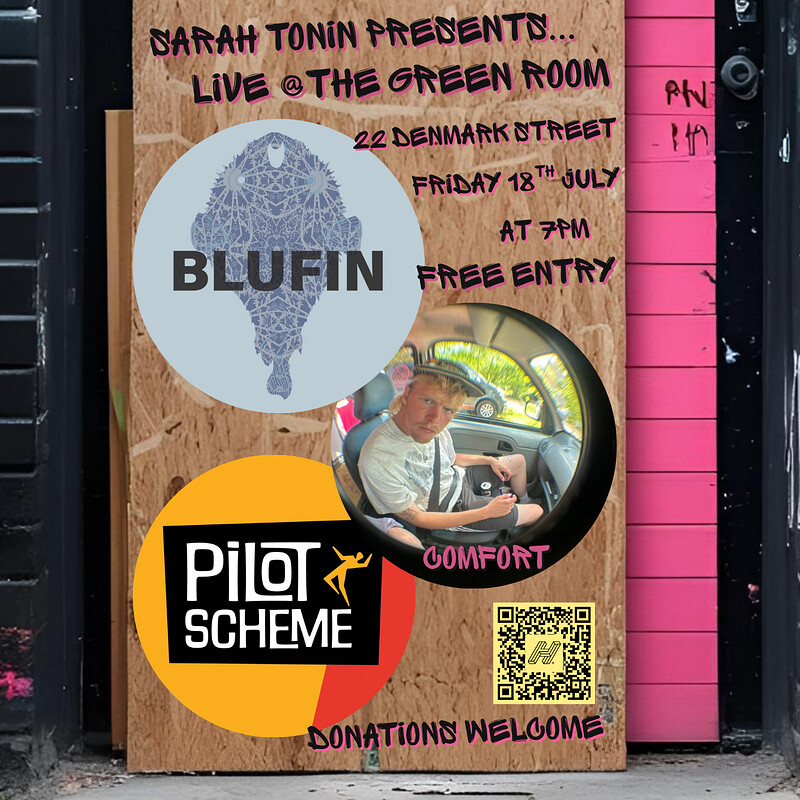 BLUFIN, Comfort and Pilot Scheme at The Green Room