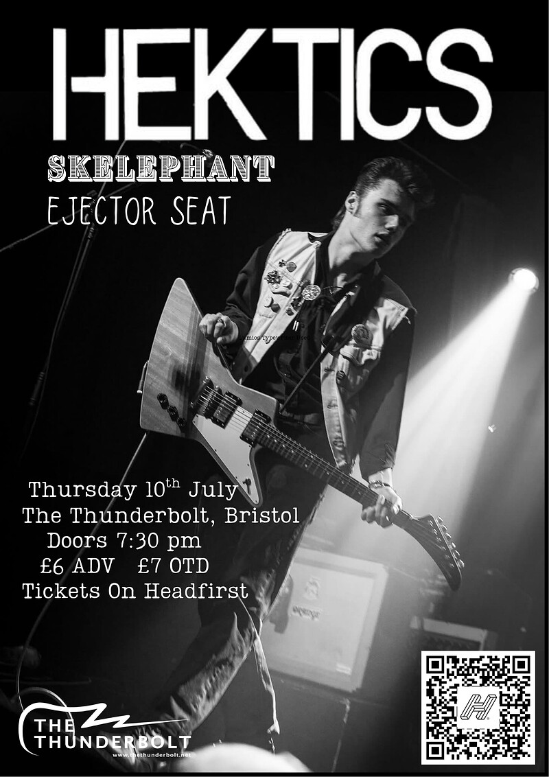 HEKTICS // SKELPHANT // EJECTOR SEAT at The Thunderbolt