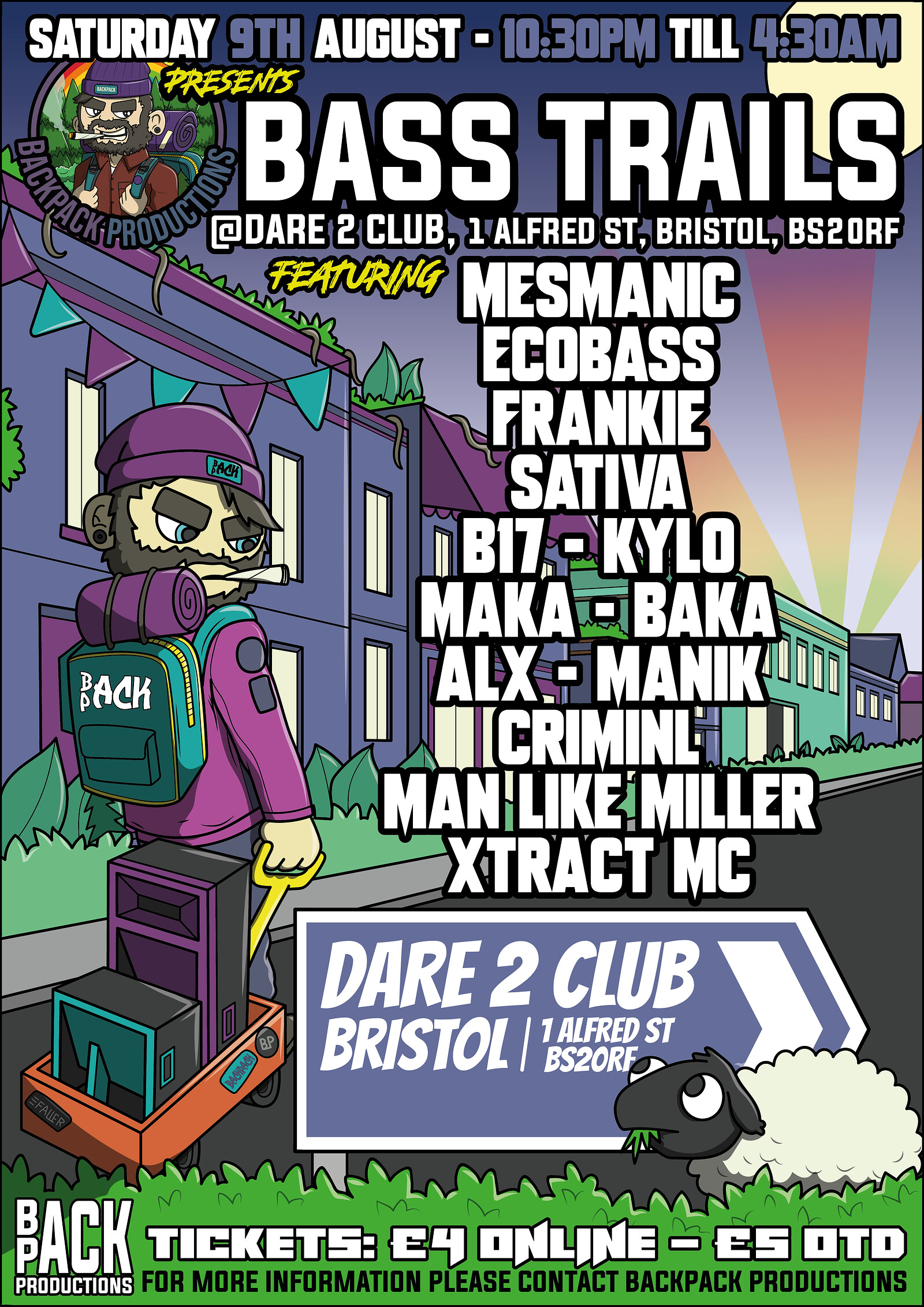 BASS TRAILS at Dare to Club