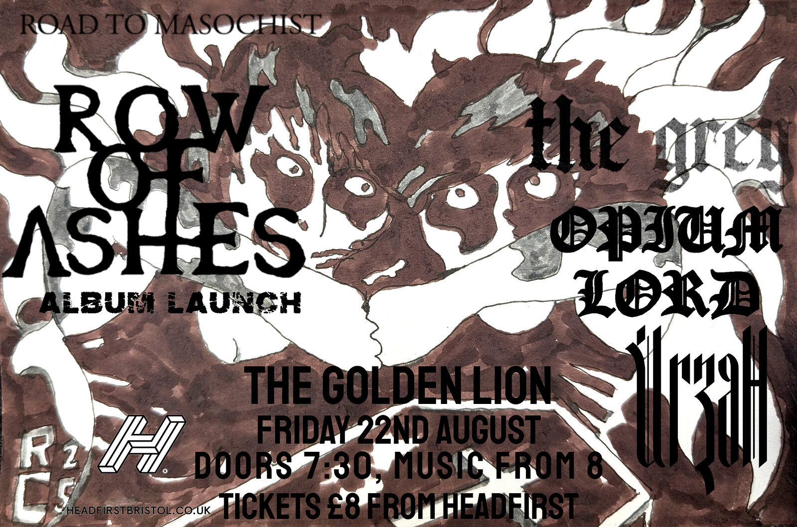 Row of Ashes 'Tide into Ruin' album launch at The Golden Lion