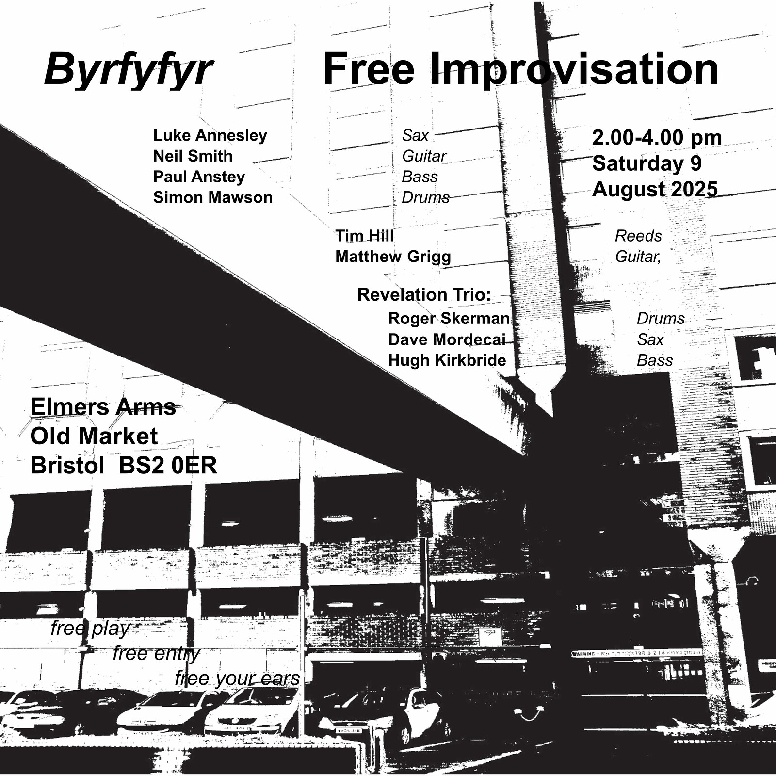 Byrfyfyr - Free Improv at Elmer's Arms