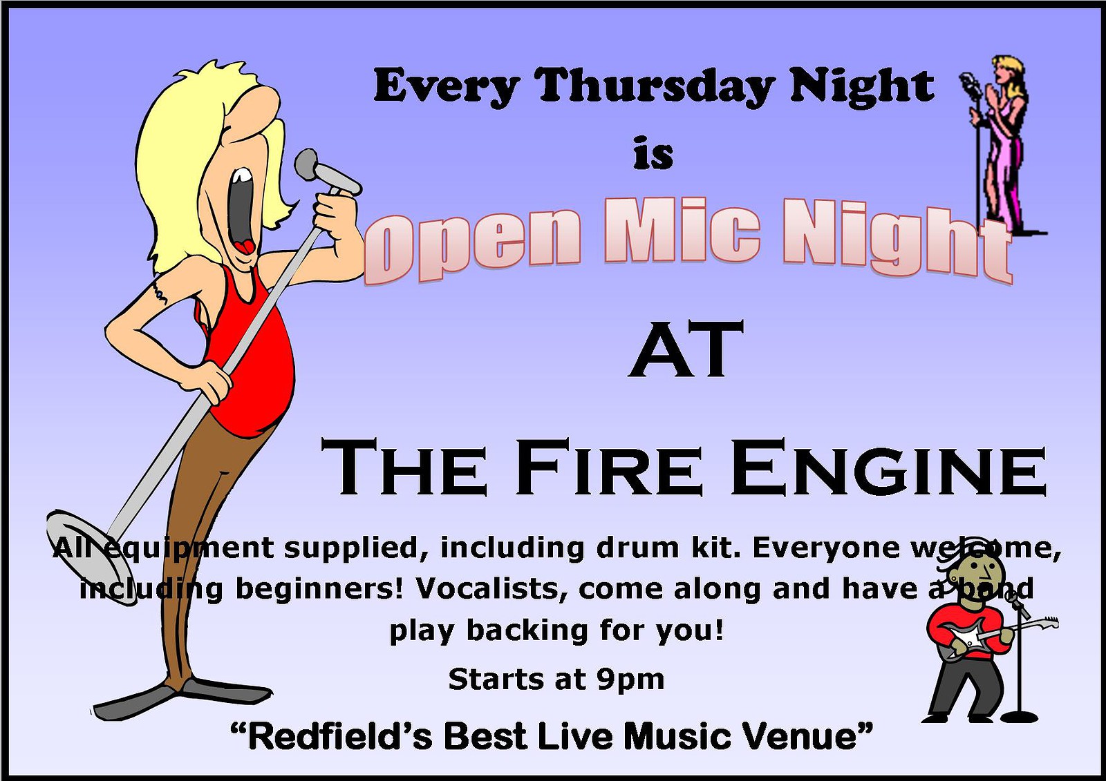 Open Mic Night at The Fire Engine