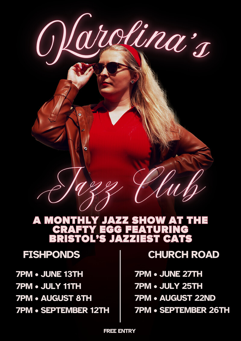 Bel Barnett & Helen Jenner at Karolina's Jazz Club at The Crafty Egg (Church Road)